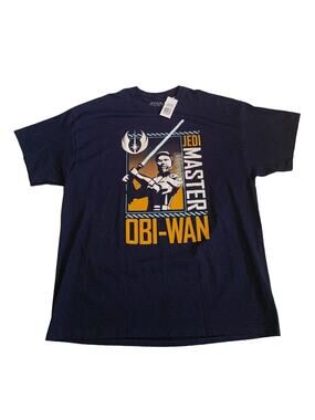Star Wars The Clone Wars Men's Size 2XL Jedi Master Obi-Wan Kenobi T-Shirt New